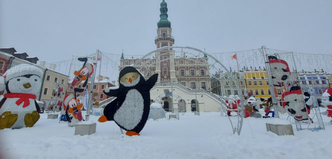 zima w Zamościu