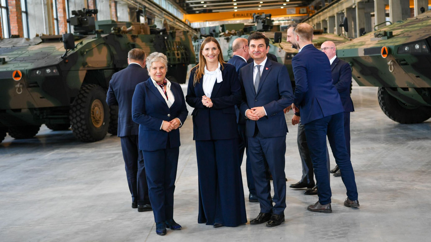 Kosiniak-Kamysz był dziś zakładach w Rosomak S.A. w Siemianowicach Śląskich