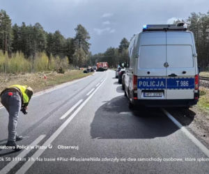 Tragedia na Mazurach. Dwa auta stanęły w ogniu, nie żyją kierowcy! 