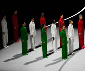 Ceremonia otwarcia IO Mediolan-Cortina d'Ampezzo