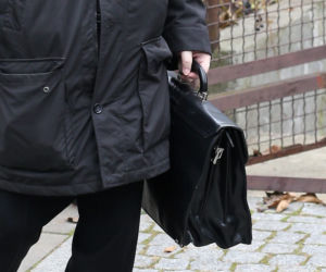 Jarosław Kaczyński. Tak prezes wyszedł do pracy