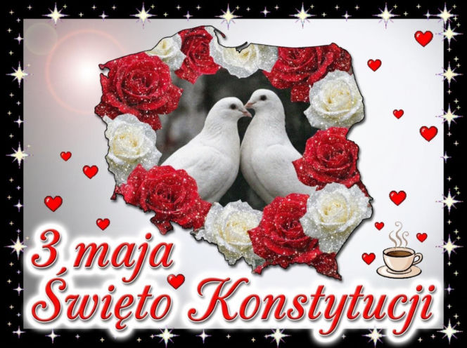 kartka na dzień dobry 3 maja