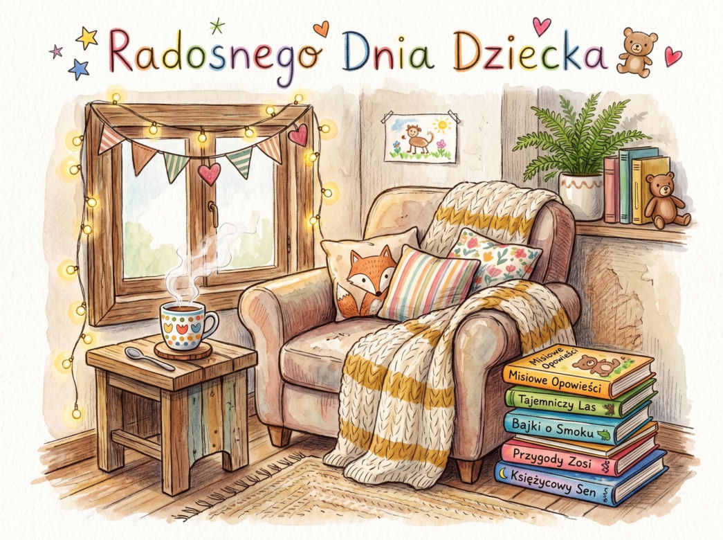 Kartka na Dzień Dziecka dorosłego dziecka