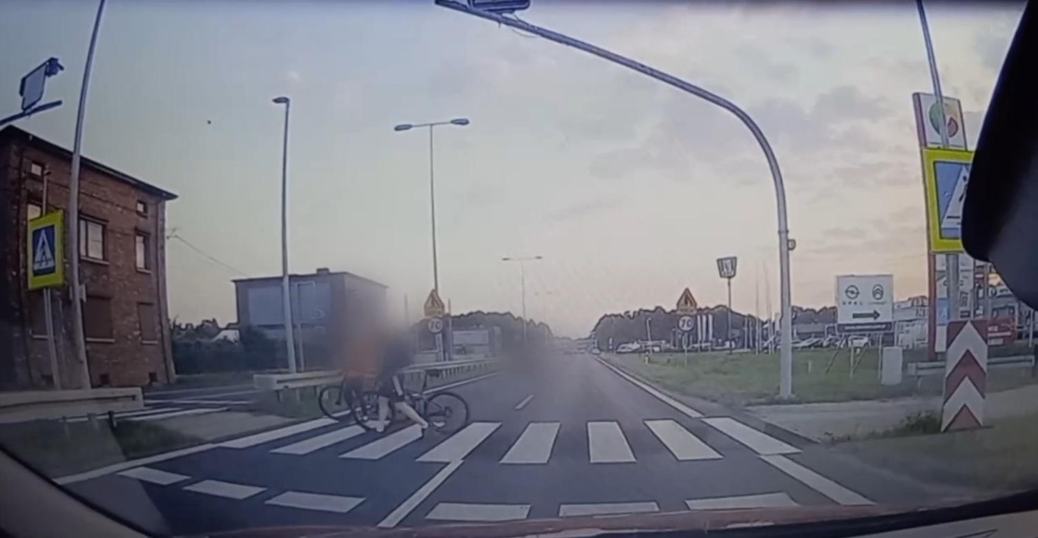 Cudem uniknęła potrącenia na pasach w Mikołowie 