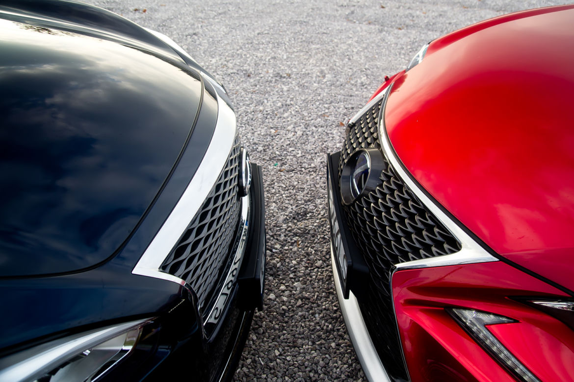 Infiniti Q70h Premium Tech & Lexus RC 300h F Sport