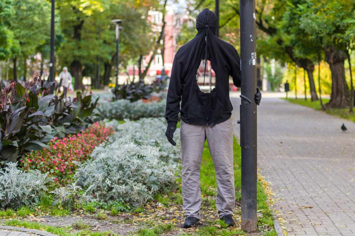2 Instalacja "Holy Man" Marka Jenkinsa w pasażu Rubinsteina przy Piotrkowskiej