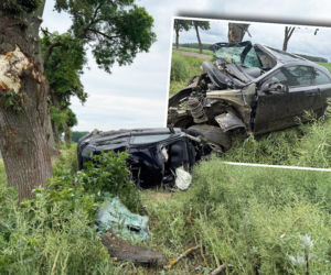 Ledwo zdał prawo jazdy i dachował. 18-latek był pijany