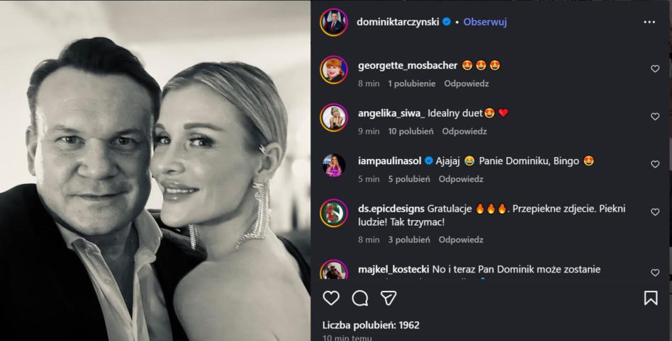 Dominik Tarczyński i Joanna Krupa