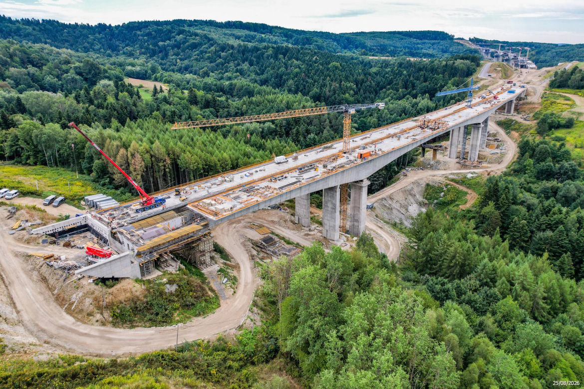 Budowa drogi S19. Najwyższa estakada w Polsce