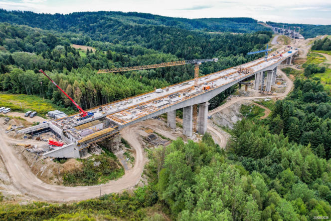 Budowa drogi S19. Najwyższa estakada w Polsce