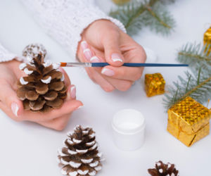 Świąteczny manicure