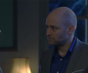 Pierwsza miłość odc. 2291. Ted (Sindre Sandemo), Radek (Mateusz Banasiuk)