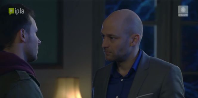 Pierwsza miłość odc. 2291. Ted (Sindre Sandemo), Radek (Mateusz Banasiuk)