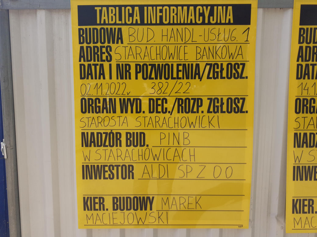 PEDET przeszedł do historii. W Starachowicach trwa budowa marketu ALDI