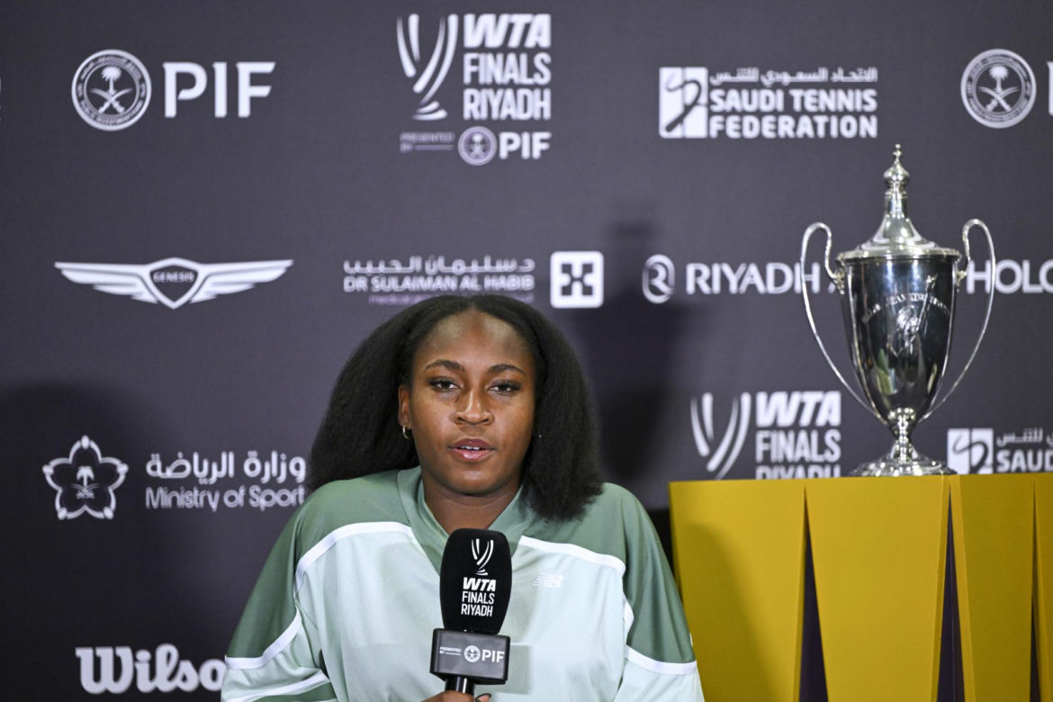 Tenisistki na konferencji WTA Finals