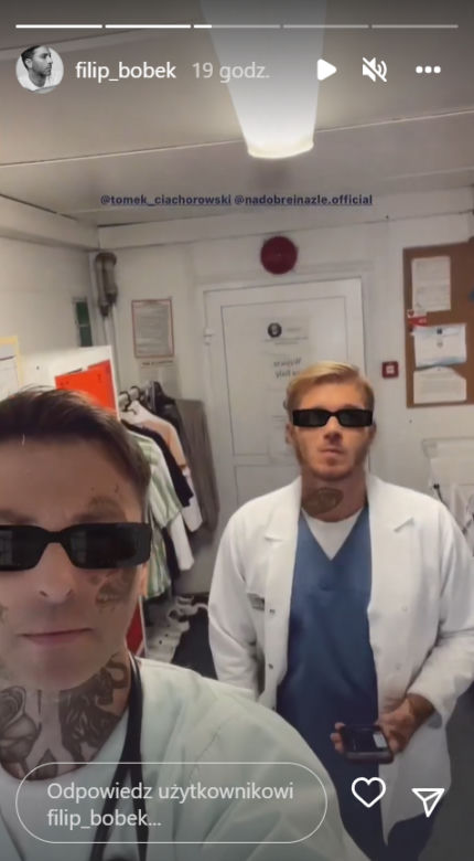 Na dobre i na złe. Maks Beger (Tomasz Ciachorowski), Molenda (Filip Bobek)
