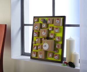 DIY Kalendarz adwentowy  z ramy do zdjęć