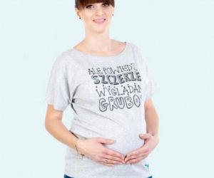 Bluzka ciążowa z nadrukiem 7