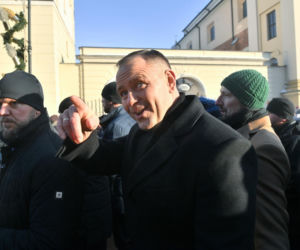 Karol i Marta Nawroccy na Orszaku Trzech Króli