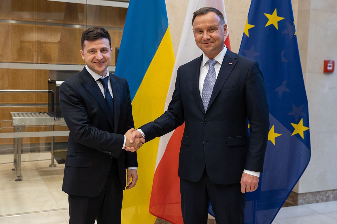 Wojna na Ukrainie. Zełeński o "koalicji obronnej". Prezydent Ukrainy chce wsparcia dla armii
