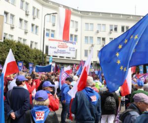 Pochód pierwszomajowy w Warszawie
