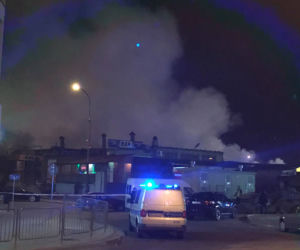 Lublin, ul. Ruska: Spłonęło całe targowisko. Wkrótce szacowanie strat
