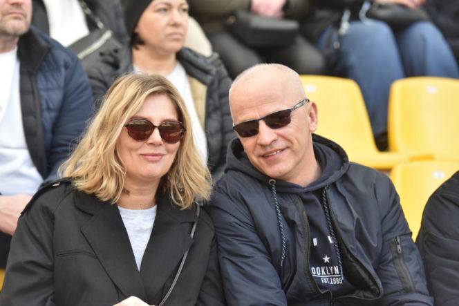 PRES Grupa Deweloperska Toruń - Stelmet Falubaz Zielona Góra, zdjęcia kibiców i zawodników ze sparingu na Motoarenie