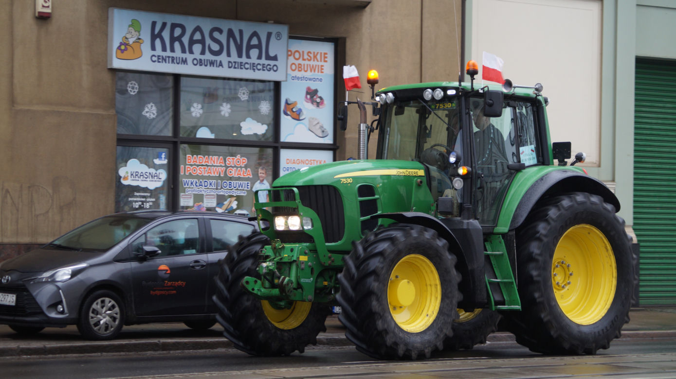 Strajk rolników w Bydgoszczy [ZDJĘIA]