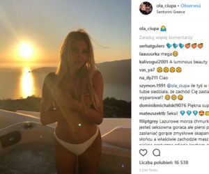 Ola Ciupa topless na wakacjach
