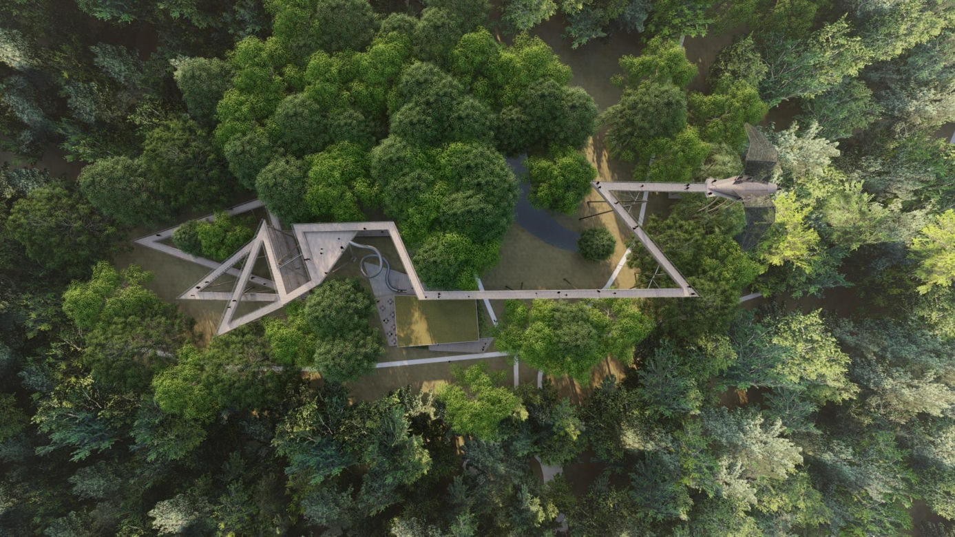 Projekt platformy widokowej typu Skywalk w Kołobrzegu