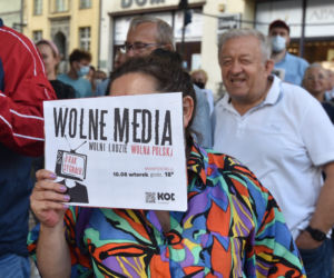 Protesty w sprawie ustawy lex TVN