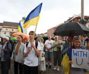 35 lat niepodległej Ukrainy. Obchody na Placu Zamkowym w Warszawie