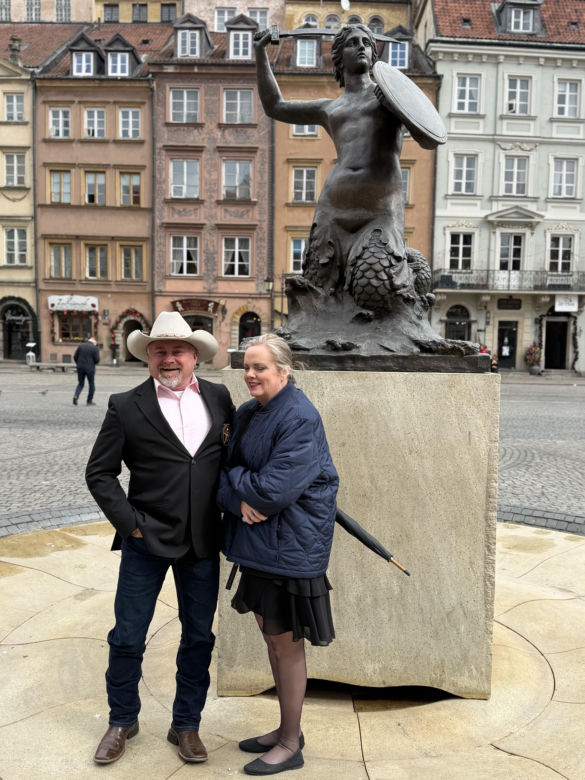 Szeryf hrabstwa Calhoun w Teksasie Bobby Vickery z wizytą w Polsce