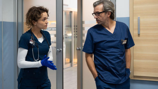 Na dobre i na złe odc. 975. Julka Burska (Aleksandra Hamkało), Artur Bart (Piotr Głowacki)