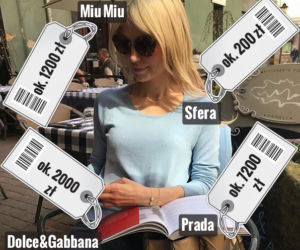 Ubrania, stroje Magdaleny Ogórek