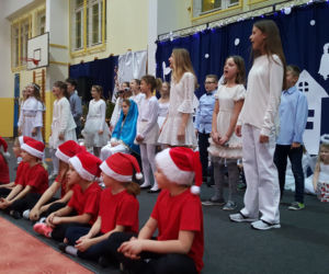 Dytektorzy bydgoskich szkół spotkali się przy wigilijnym stole. Życzyli sobie spokoju i godnych warunów pracy [ZDJĘCIA, AUDIO, WIDEO]