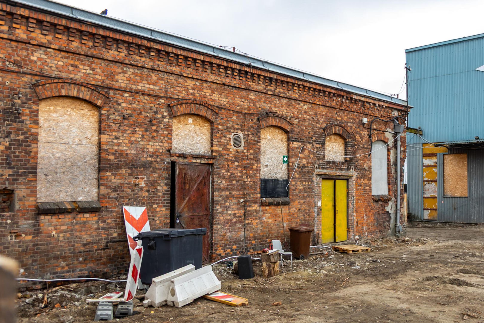 Pozostałości fabryki Perun na Kamionku w Warszawie