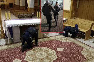 18-latek wywołał alarm w kościele. Policjanci szukali bomby nawet pod ołtarzem