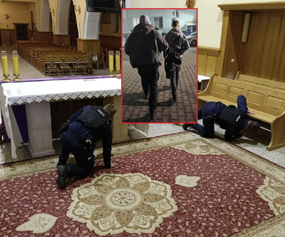 18-latek wywołał alarm w kościele. Policjanci szukali bomby nawet pod ołtarzem