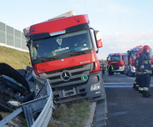 Wypadek w Bytomiu na A1