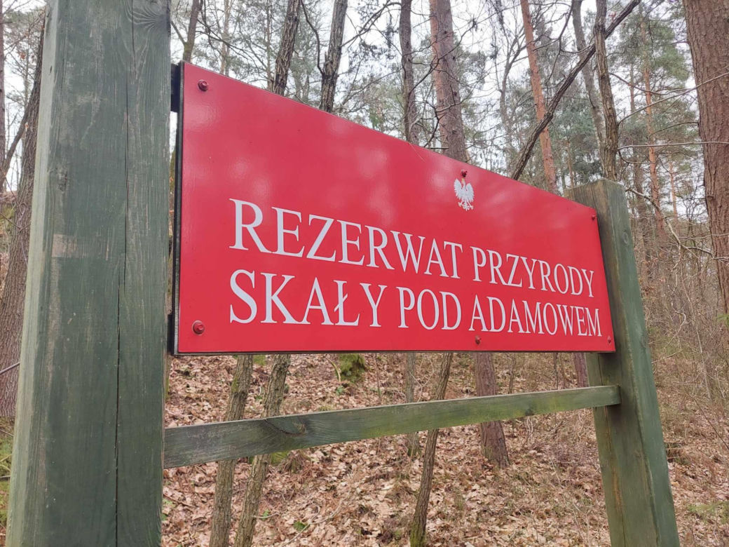 Rezerwat Przyrody "Skały pod Adamowem"