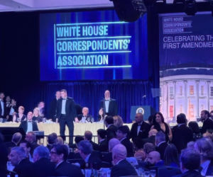 Strzały na kolacji z udziałem Donalda Trumpa