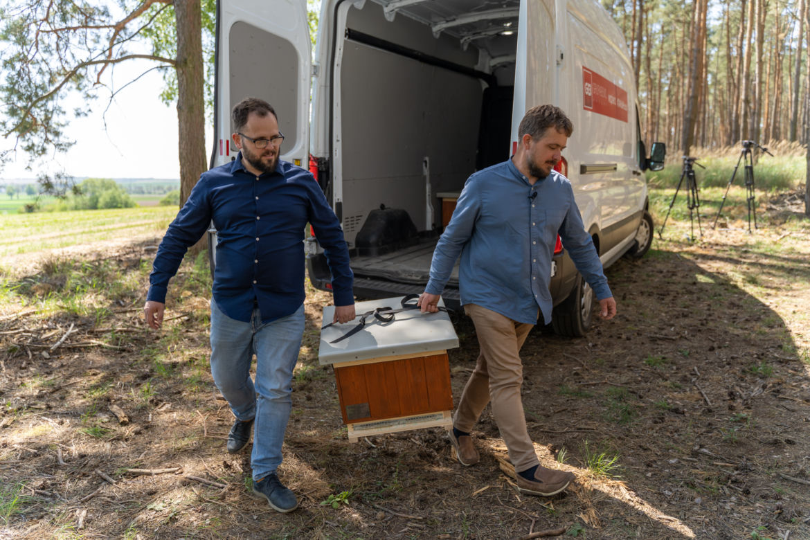 Pszczelarze z Rzeszowa uratowali pasiekę w Wielkopolsce [GALERIA]