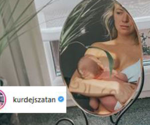 Basia Kurdej-Szatan karmi piersią