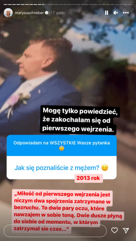 Ślub Marianny Schreiber i Łukasza Schreibera 