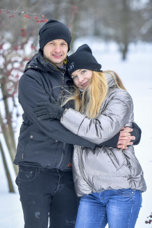 "Rolnik szuka żony" na stoku! Tak Marta Paszkin i Paweł Bodzianny urwali się i szaleją. Ale dzieciaki też mają frajdę