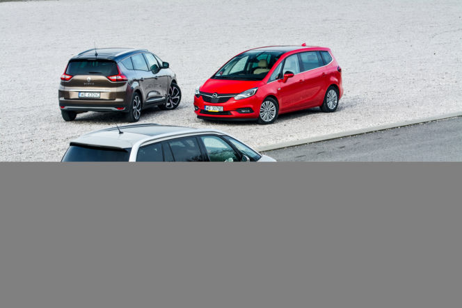 Renault Grand Scenic, Opel Zafira, Citroen Grand C4 Picasso