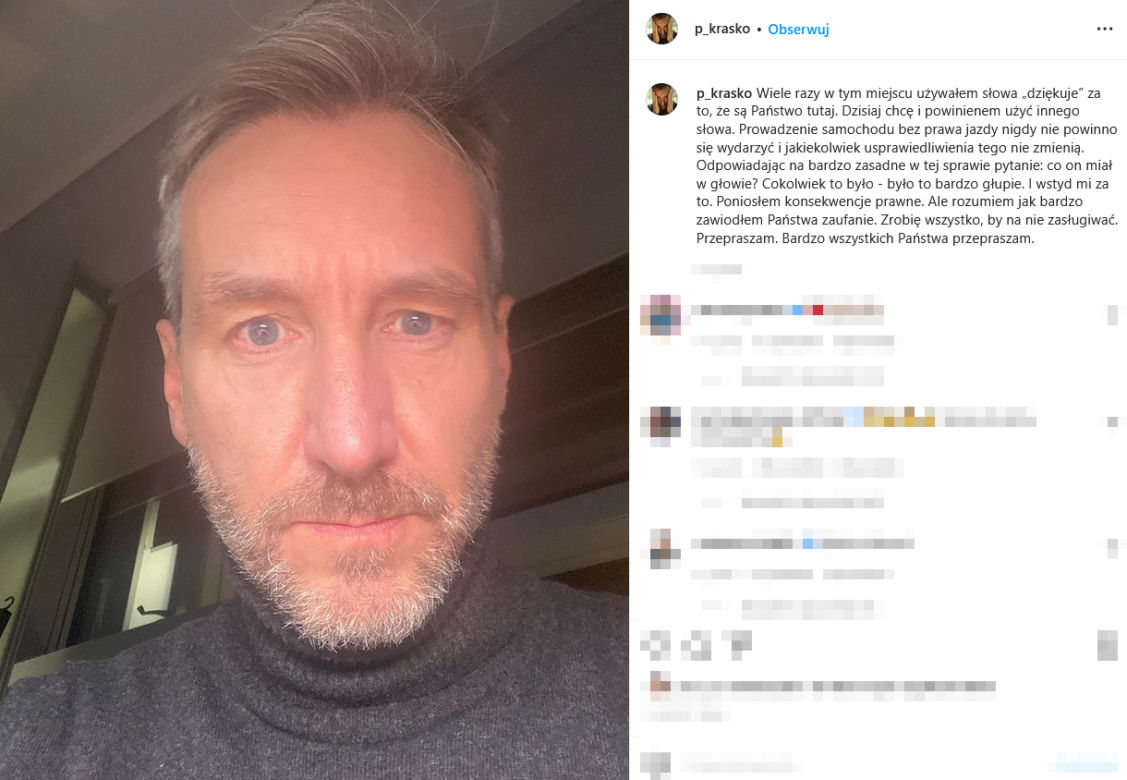 Wiemy ile zarabia Piotr Kraśko