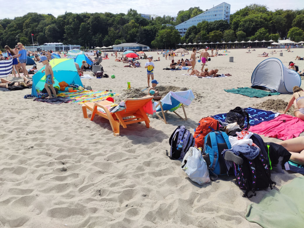 Gdynia, plaża Śródmieście 