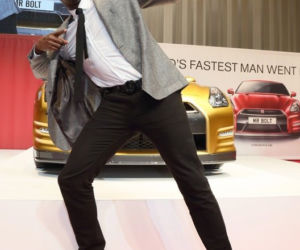 Usain Bolt i Nissan GT-R 